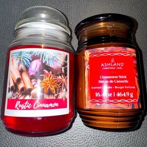*SOLD*Cinnamon Candles, Winter Scents, Christmas Candles, NWT